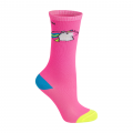 Meia 3/4 Rosa/Unicórnio BeliBum