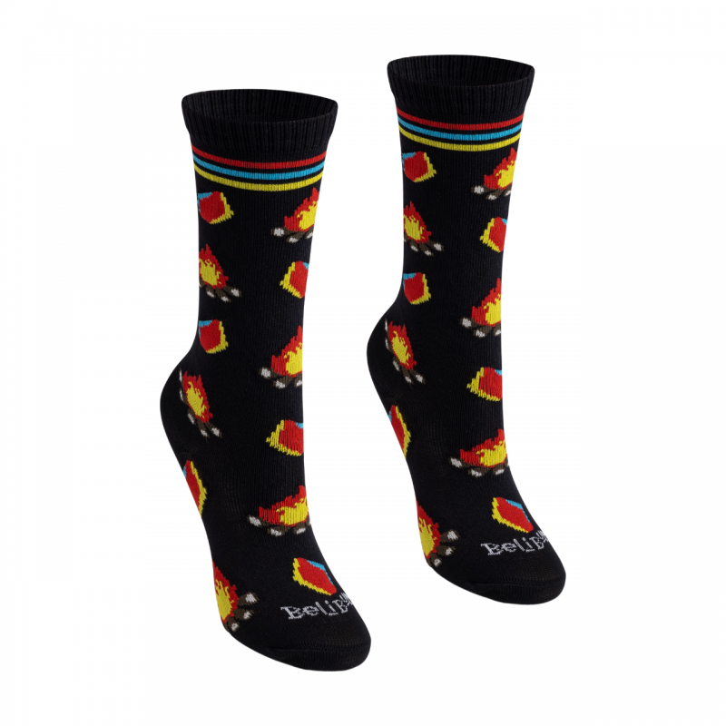 Meia 3/4 Preta/FestaJunina BeliBum