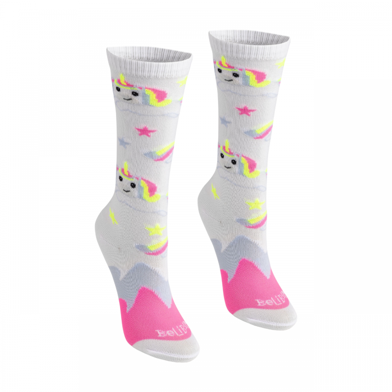 Meia 3/4 Unicórnios Estrelados BeliBum