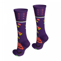 Meia 3/4 Halloween/Roxa/Doces BeliBum