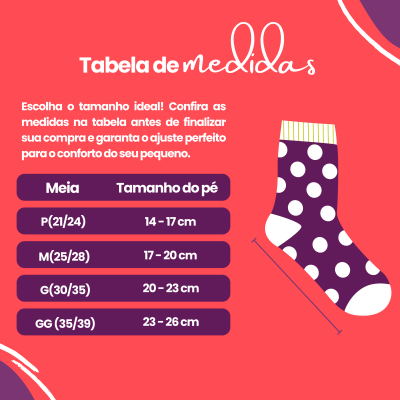 Meia 3/4 Espaço BeliBum