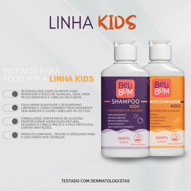 Linha Kids Hipoalérgica 250ML