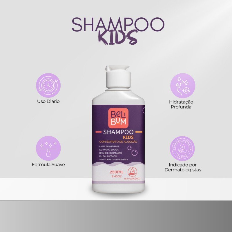 Shampoo Kids Hipoalérgico 250ML